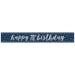 Glitz Blue 70 Prism Foil Banner 9 ft