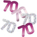 Glitz 70 Pink Foil Confetti 14g