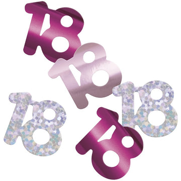 Glitz 18 Pink Foil Confetti 14g