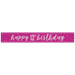 Glitz Pink 13 Prism Foil Banner 9 ft
