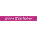 Glitz Pink 16 Prism Foil Banner 9 ft