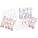 Glitz Happy Birthday Rose Gold Foil Confetti 14g