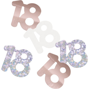 Glitz 18 Rose Gold Foil Confetti 14g