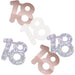 Glitz 18 Rose Gold Foil Confetti 14g