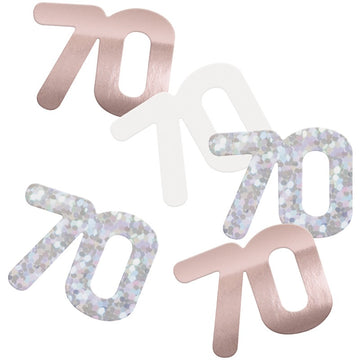 Glitz 70 Rose Gold Foil Confetti 14g