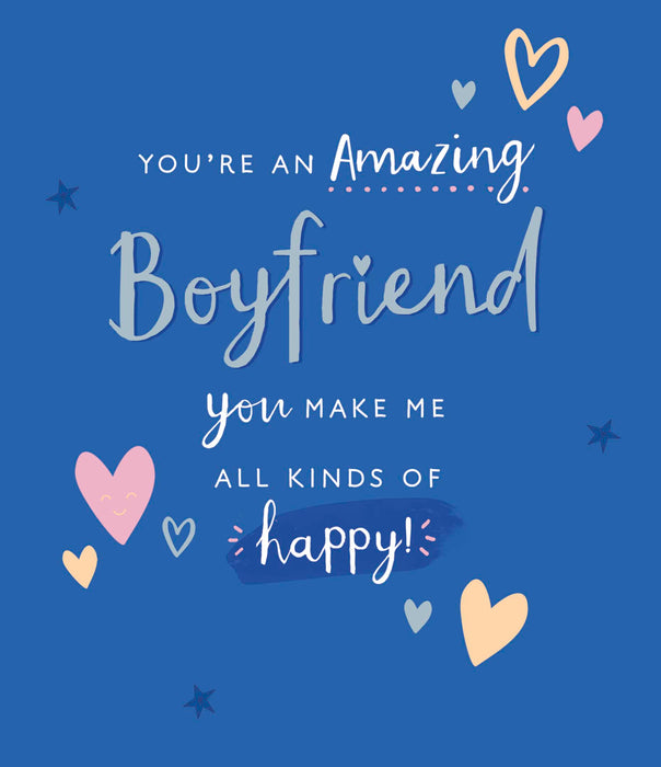 Carlton Birthday Card for Boyfriend, Conv Design