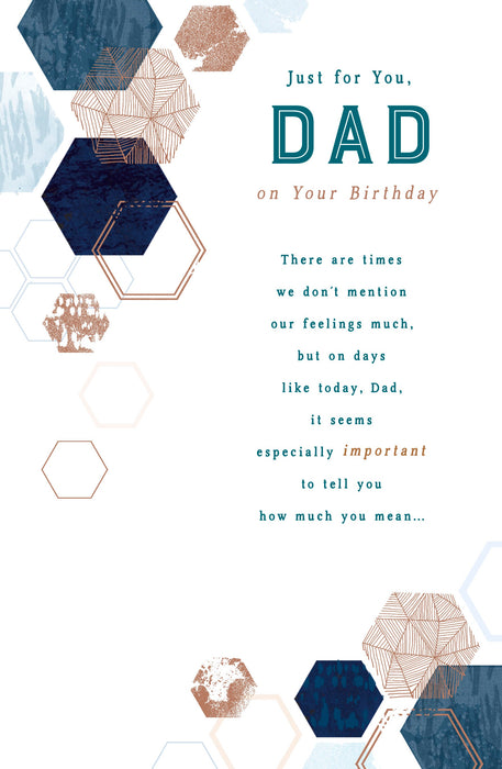 Carlton Birthday Card for Dad, Conv Design