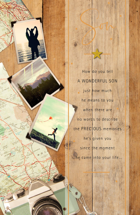 Gibson Birthday Card for Son, Conv Design