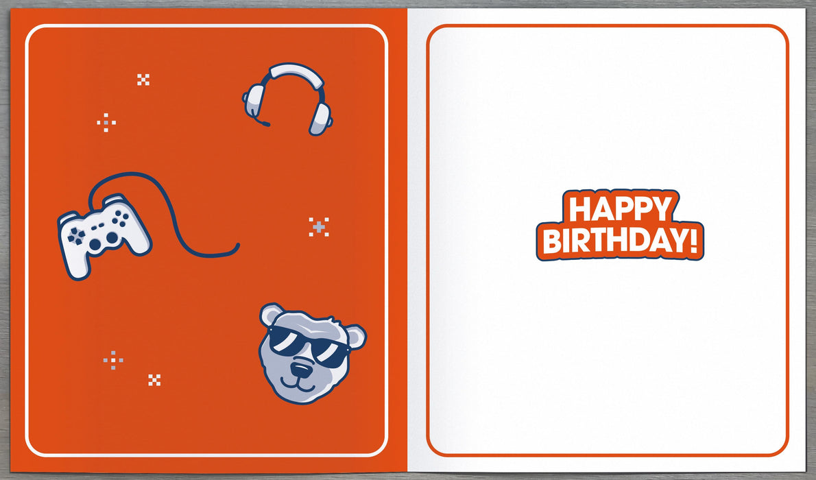 Carlton Birthday Card for Grandson, Juv Design