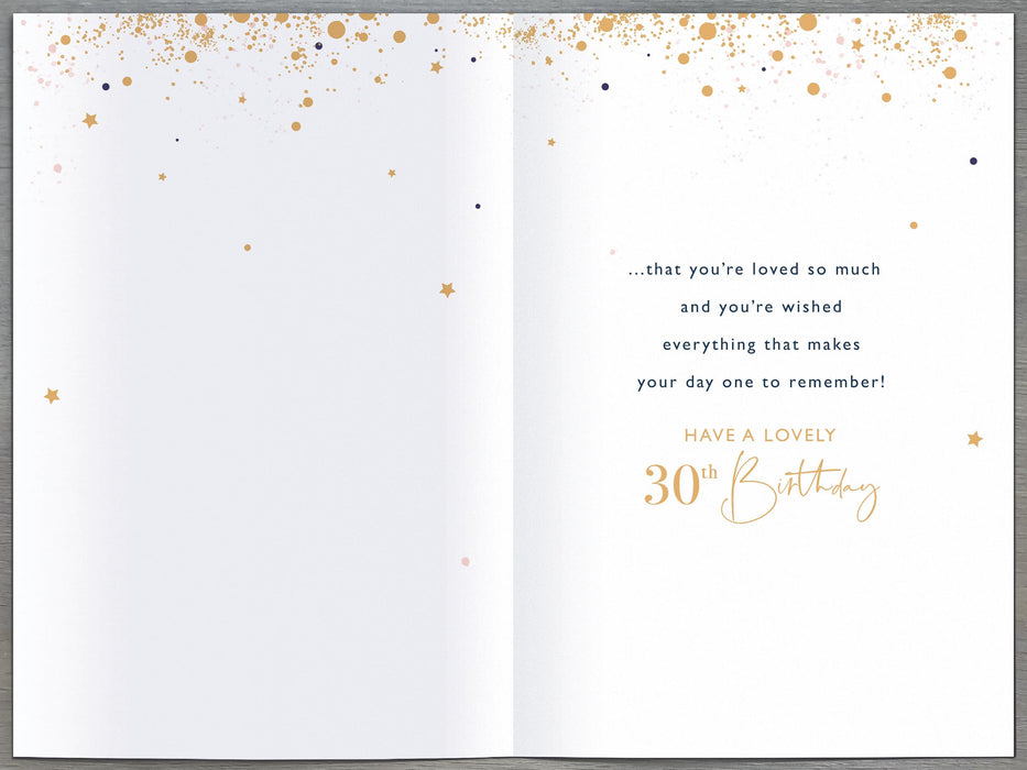 Gibson | Birthday Card 30th Daughter | Happy Birthday Gifts | With Envelope