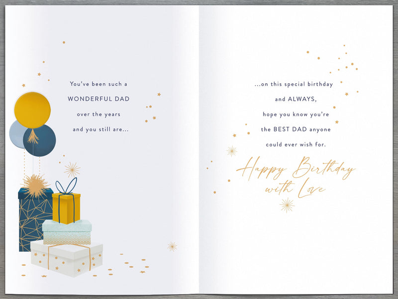 Gibson | Birthday Card 60th Dad | Happy Birthday Gifts | With Envelope