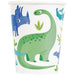 Blue & Green Dinosaur 9oz Paper Cups 8 Pack