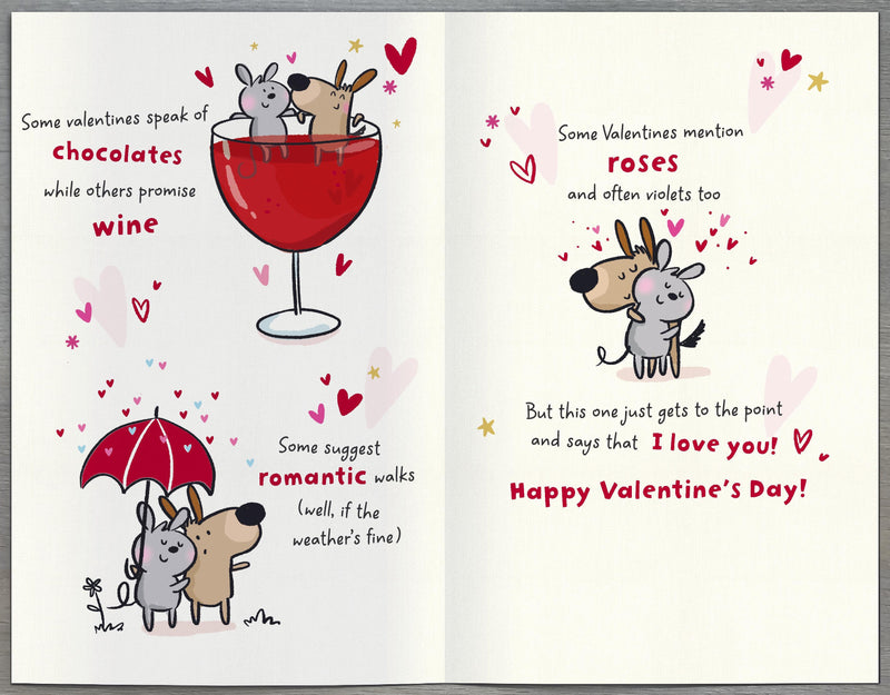 Fiddlesticks Valentine's Day Card for Partner, Humorous Design, 748910