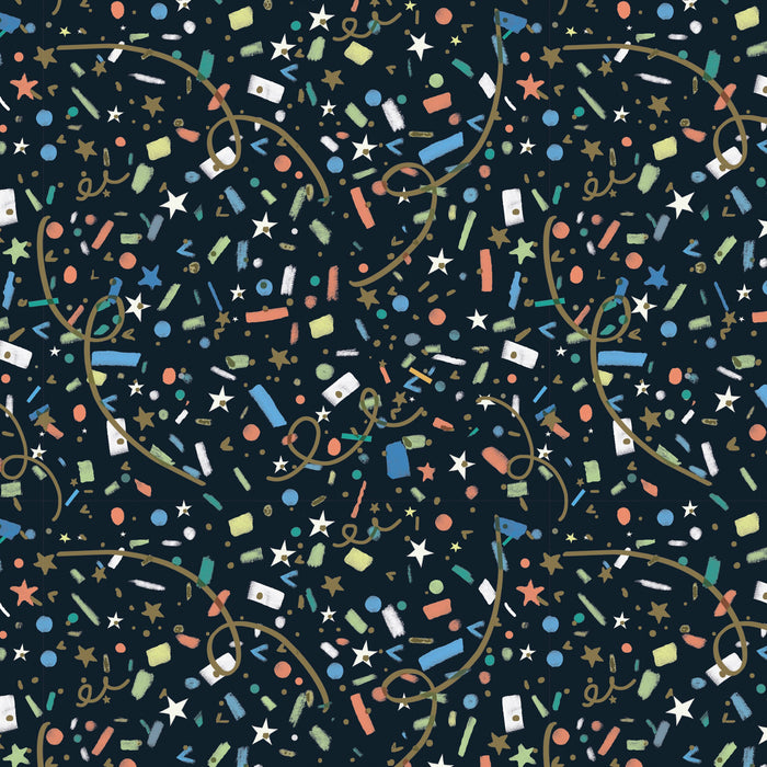 Party Popper Open Card for Blank, Blank Design