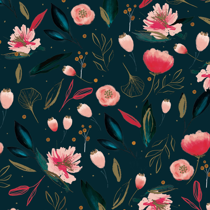 Jasmine Rose Open Card for Blank, Blank Design