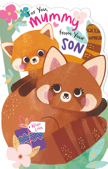Giddy Critters Mother's Day Card for Mummy, Cute Design, 750869
