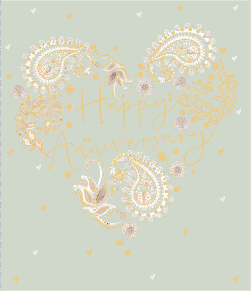 Eastern Print Studio | Anniversary Card | Conventional Design | With Envelope