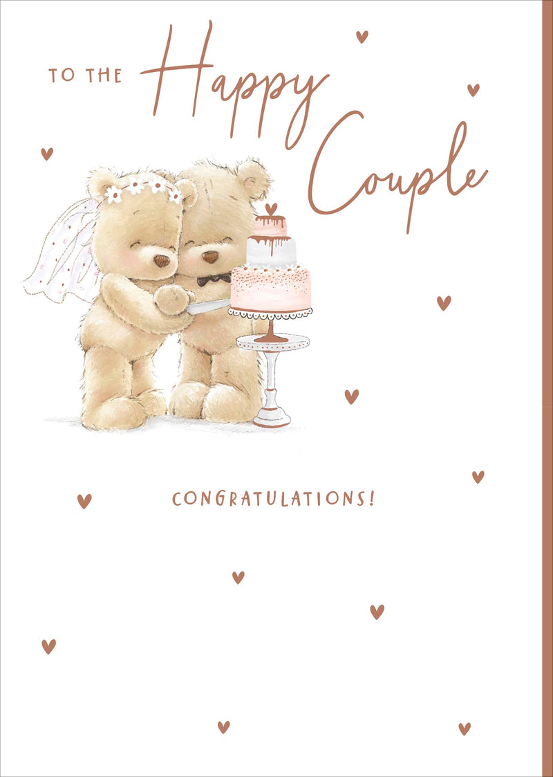 Nutmeg | Wedding Card | Cute Design | With Envelope