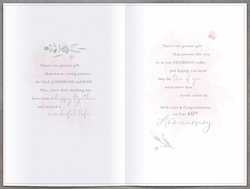 Wedding Anniversary Card - inside
