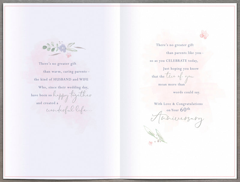 Gibson | Wedding Anniversary Card | Conventional Design | With Envelope