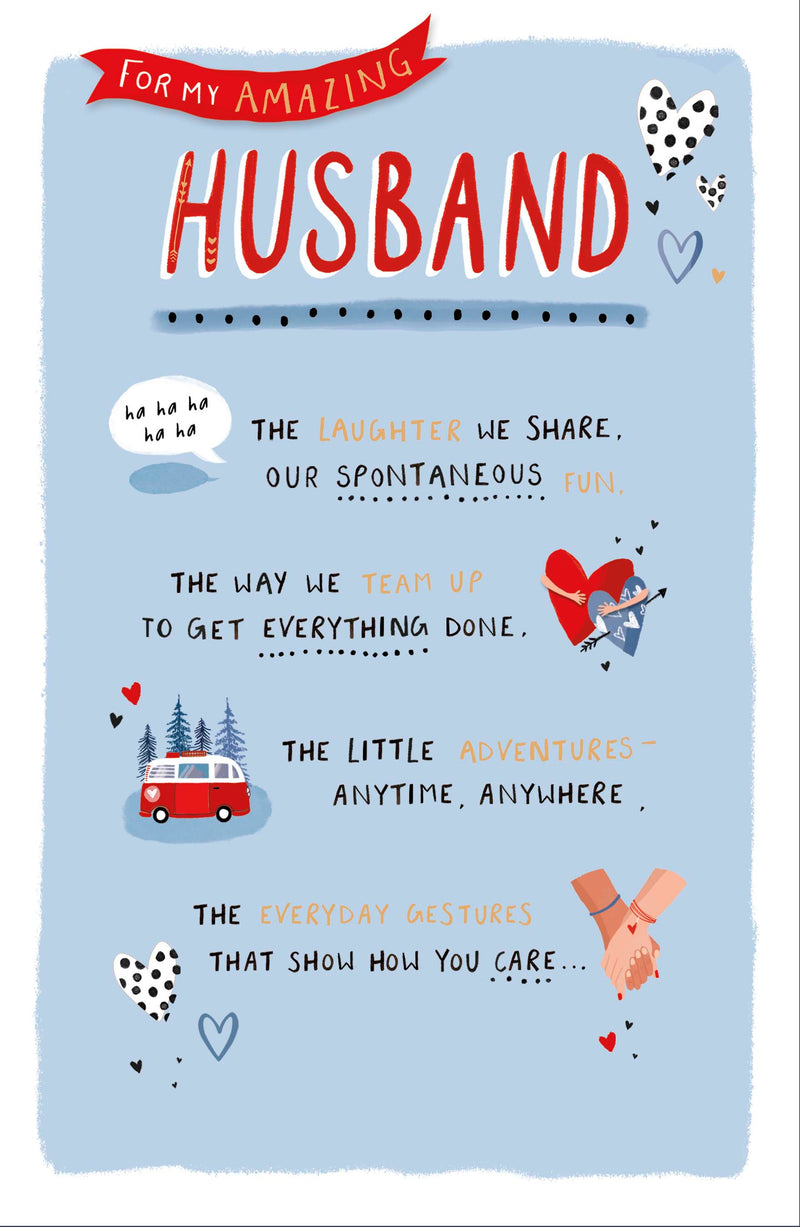 Carlton Valentine's Day Card for Husband, 753420