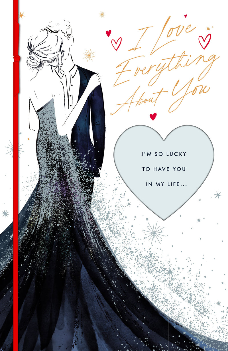 Beautiful Ladies Valentine's Day Card for Partner, 753440