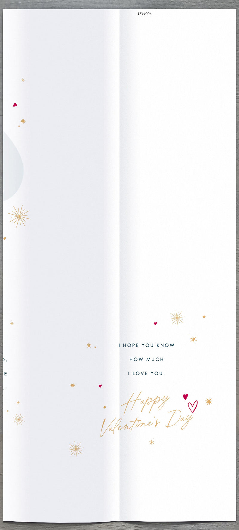 Beautiful Ladies Valentine's Day Card for Partner, 753440
