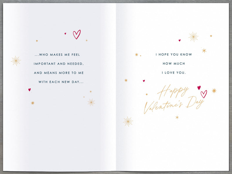 Beautiful Ladies Valentine's Day Card for Partner, 753440