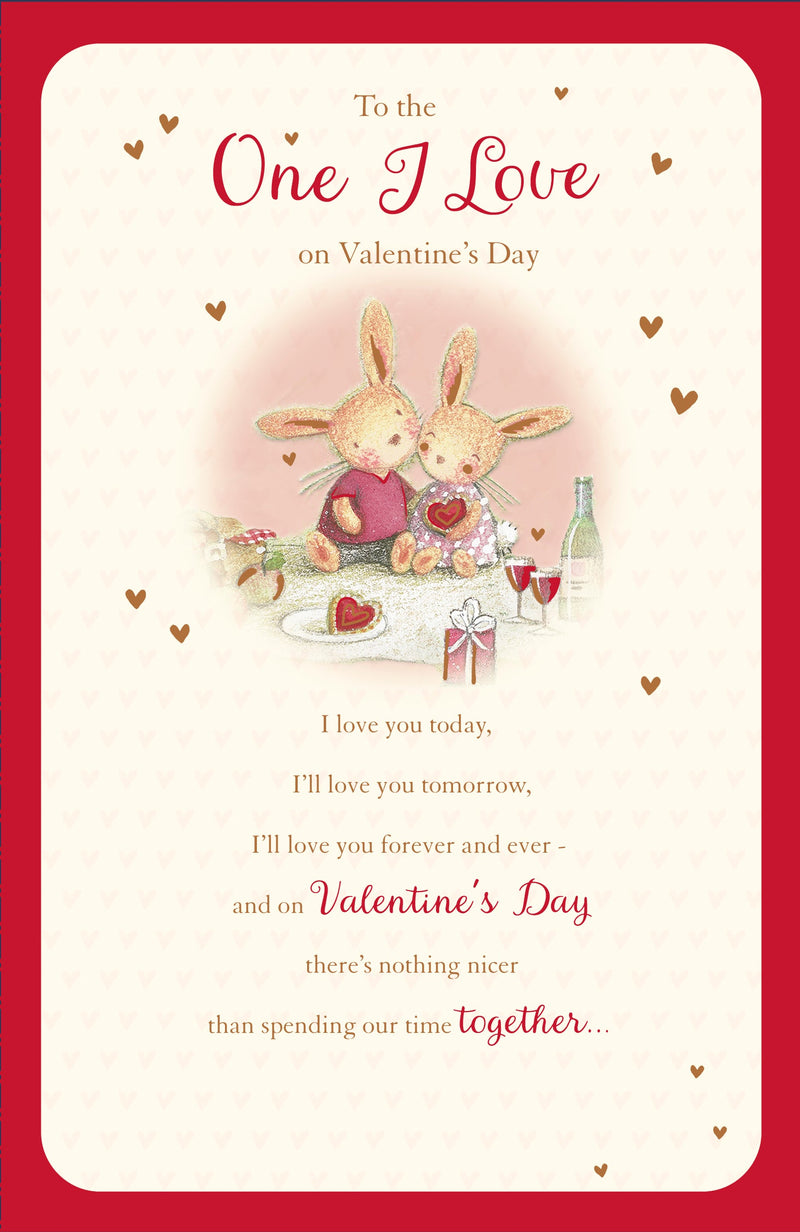 Cotton Tales Valentine's Day Card for Partner, Cute Design, 753445