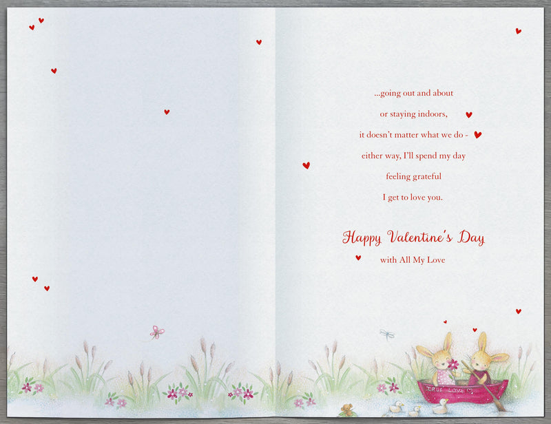 Cotton Tales Valentine's Day Card for Partner, Cute Design, 753445