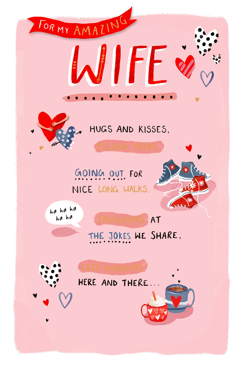 Carlton Valentine's Day Card for Wife, 753453