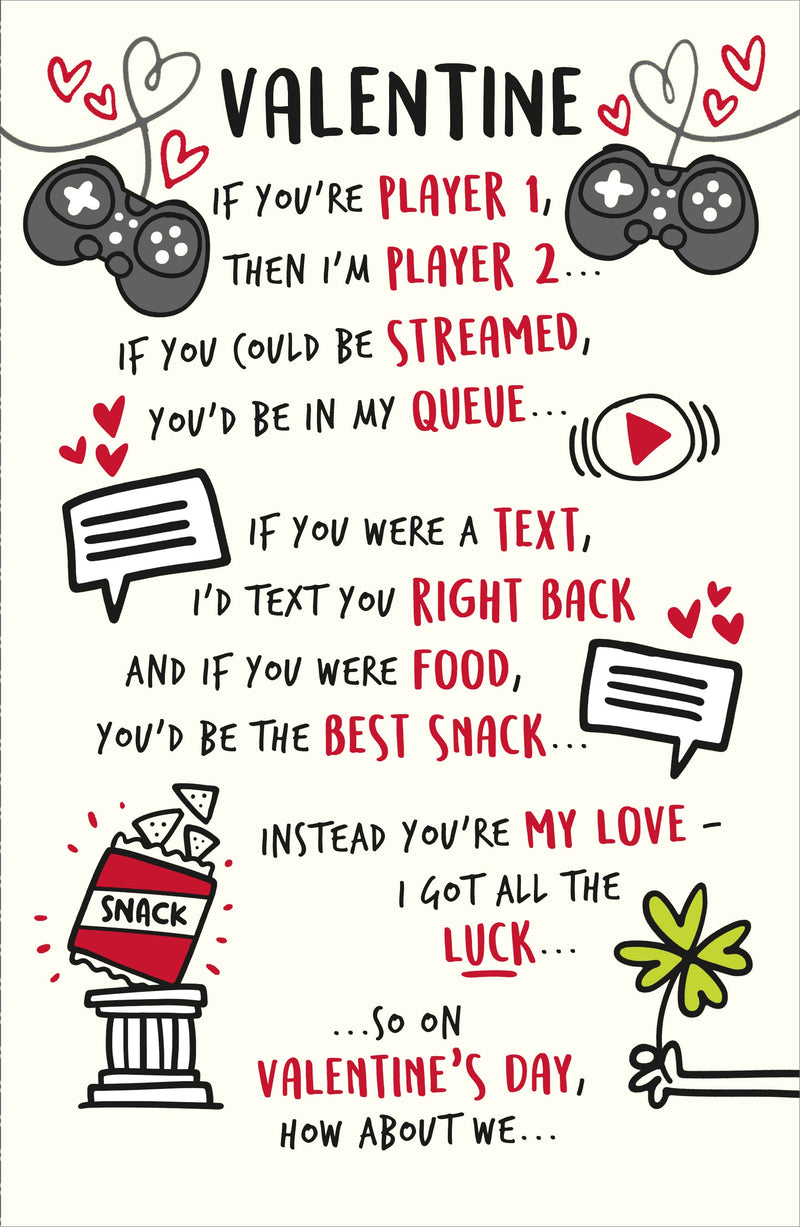Giggles Valentine's Day Card for Partner, Humorous Design, 753493