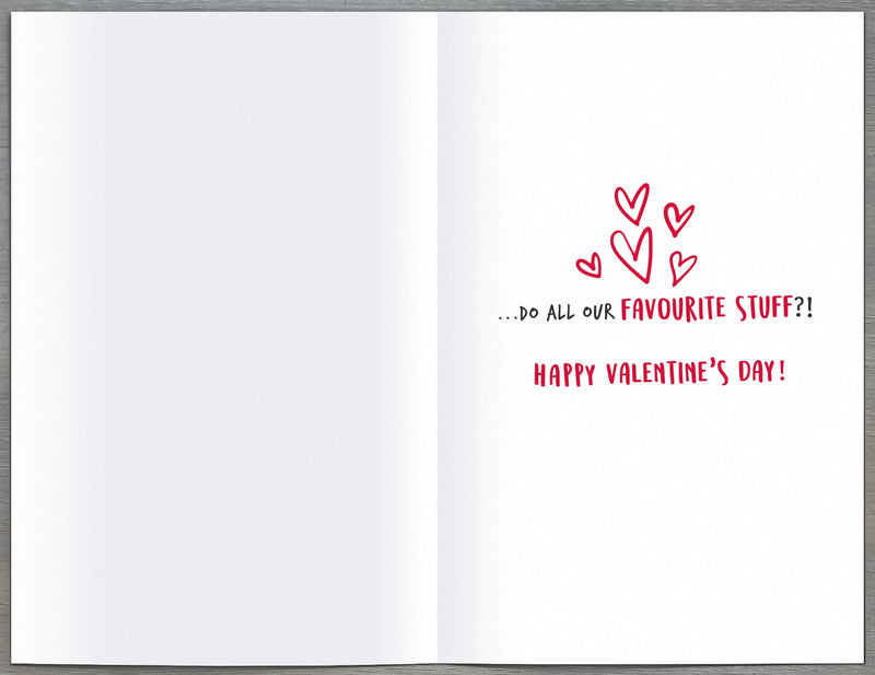 Giggles Valentine's Day Card for Partner, Humorous Design, 753493