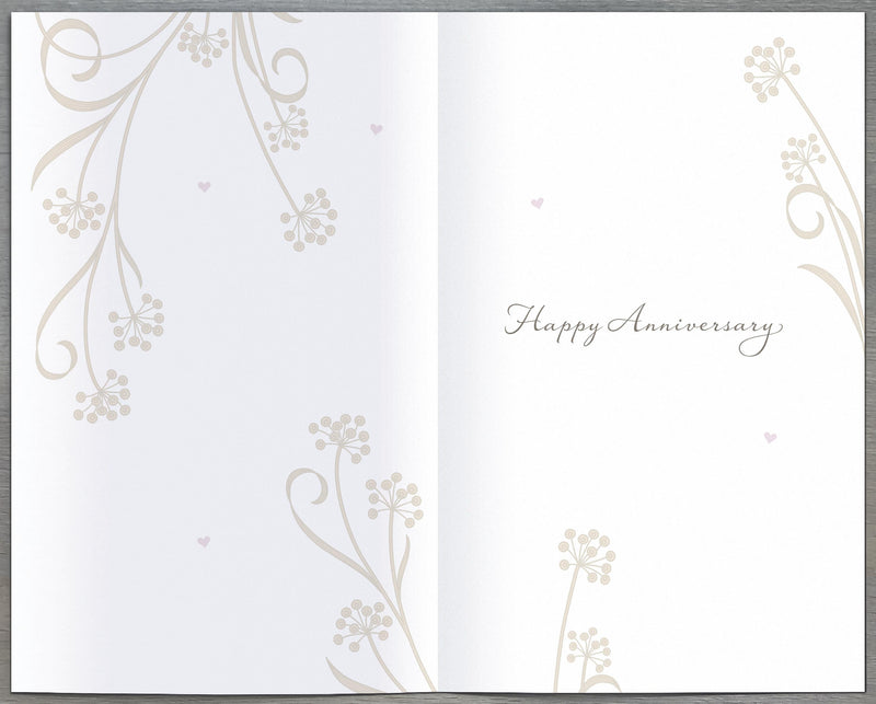 Carlton | Wedding Anniversary Card | Conventional Design | With Envelope