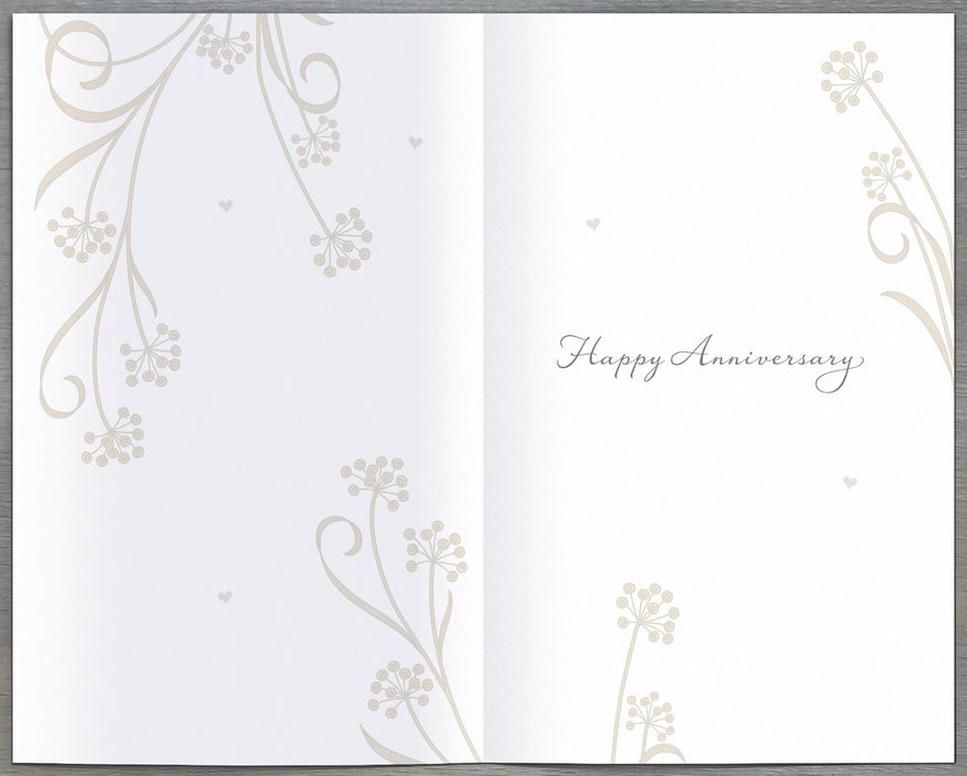 Carlton Anniversary Card for Wedding, Conv Design