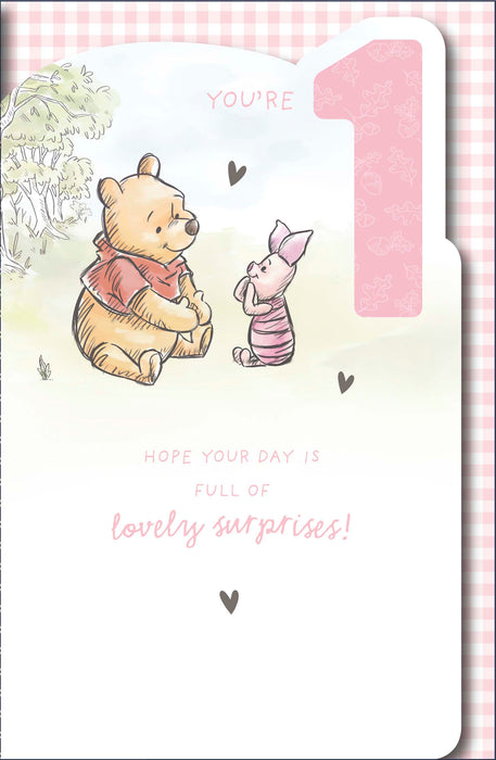 Disney | Baby's 1st Girl Juv | Card & Gift | With Envelope