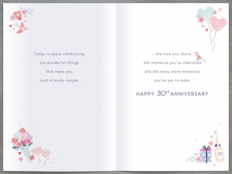 Simply Precious | Wedding Anniversary Card | Conventional Design | With Envelope