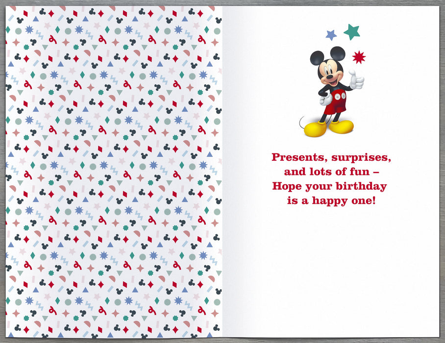 Disney | Birthday Card 1 Year Boy Juv | Happy Birthday Gifts | With Envelope