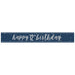 Glitz Blue Age 12 Prism Foil Banner 9 ft