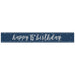 Glitz Blue Age 15 Prism Foil Banner 9 ft