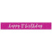 Glitz Pink Age 11 Prism Foil Banner 9 ft