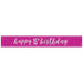 Glitz Pink Age 15 Prism Foil Banner 9 ft