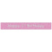 Glitz Pink Age 1 Prism Foil Banner 9 ft