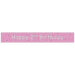 Glitz Pink Age 2 Prism Foil Banner 9 ft