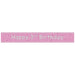 Glitz Pink Age 3 Prism Foil Banner 9 ft