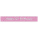 Glitz Pink Age 5 Prism Foil Banner 9 ft