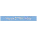 Glitz Blue Age 5 Prism Foil Banner 9 ft