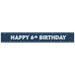 Glitz Blue Age 6 Prism Foil Banner 9 ft
