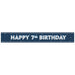 Glitz Blue Age 7 Prism Foil Banner 9 ft