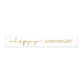 Happy Anniversary Foil Banner 9 ft